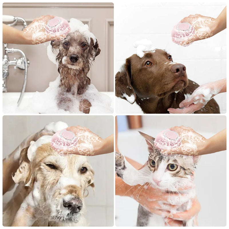 Zenbrush - Escova Massageadora de Silicone para Banho Pet