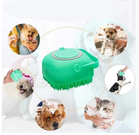 Zenbrush - Escova Massageadora de Silicone para Banho Pet