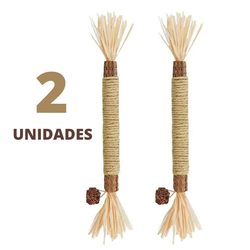 Bastão Mordedor Natural para Gatos