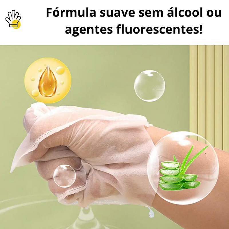 Luva de Limpeza a Seco para Pets