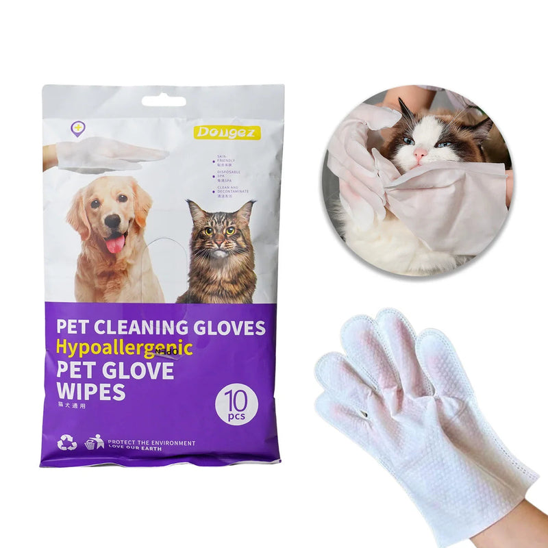 Luva de Limpeza a Seco para Pets