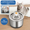 Fonte de Água em Aço Inox - FlorCat