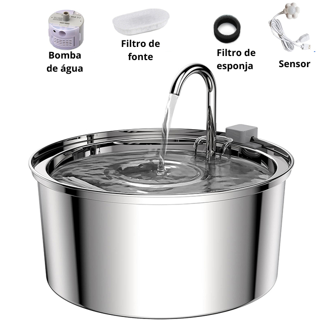 Fonte de água Inox Flow™