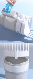 Pá Higiênica com Dispenser Embutido