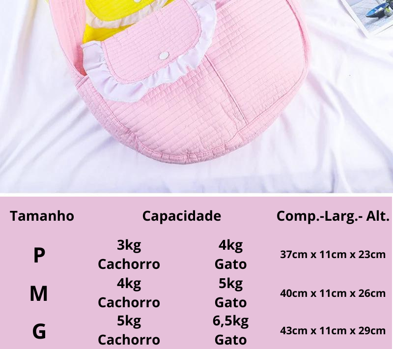 Bolsa Lateral para Pet