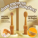 Kit de Escovação de Dentes de Silicone para Pets