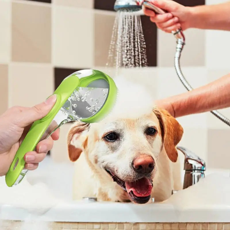 Escova de Banho com Dispenser para Shampoo