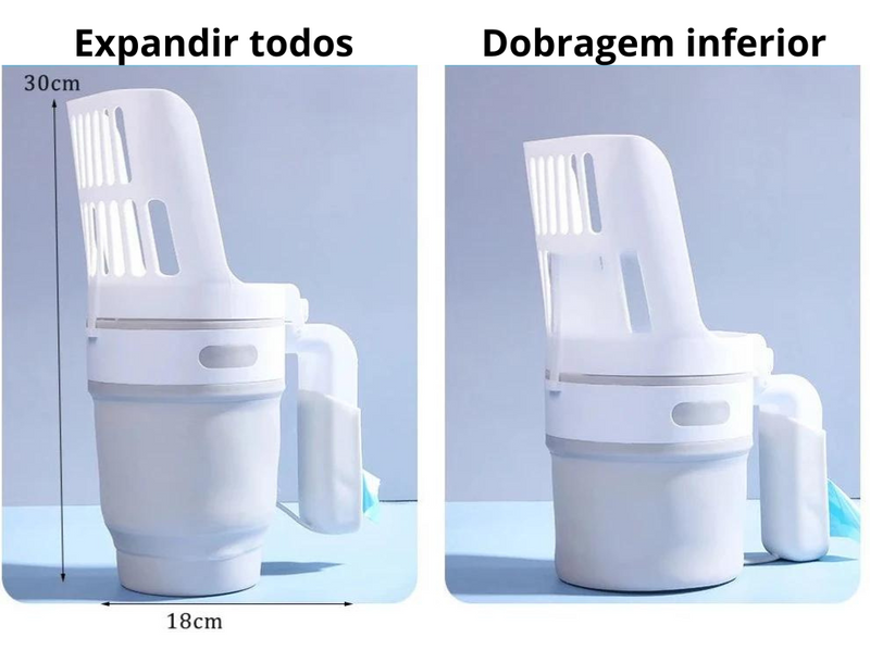 Pá Higiênica com Dispenser Embutido