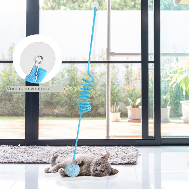 Brinquedo de Pendurar com Ventosa para Gatos