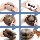 Brinquedo arranhador dobrável para gatos