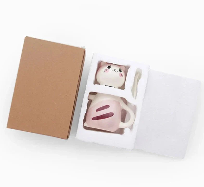 Caneca Gatinho de Cerâmica