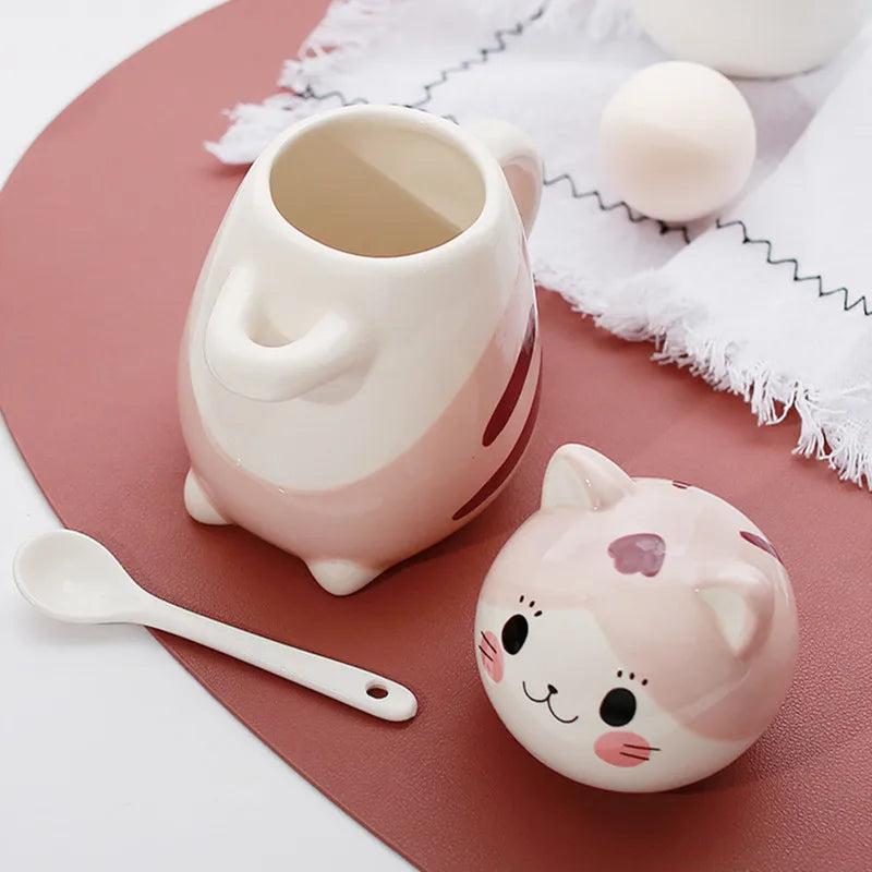 Caneca Gatinho de Cerâmica