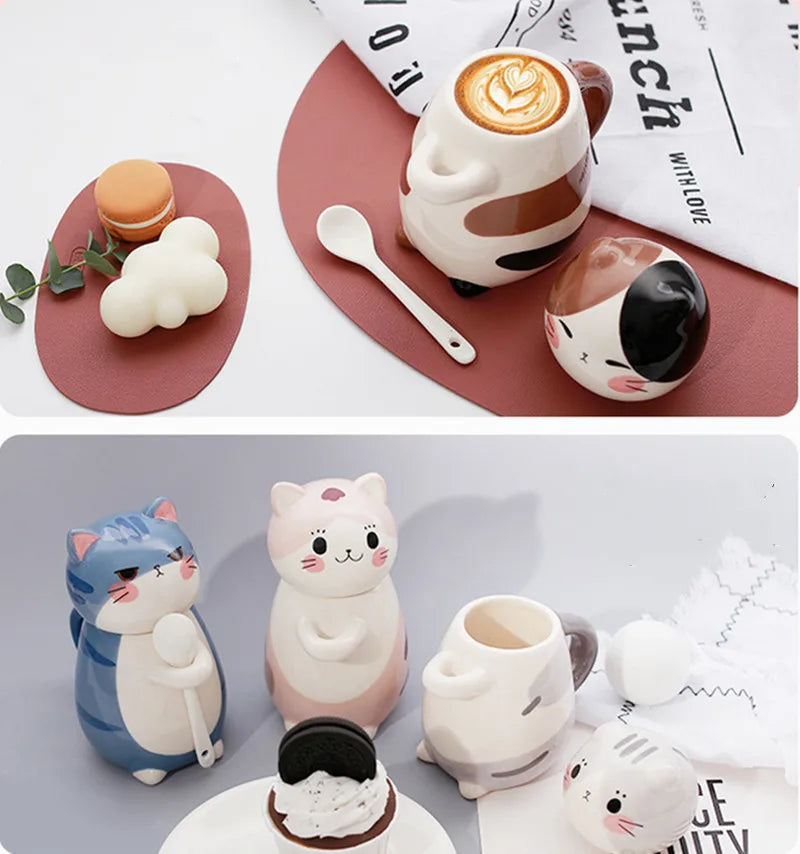 Caneca Gatinho de Cerâmica