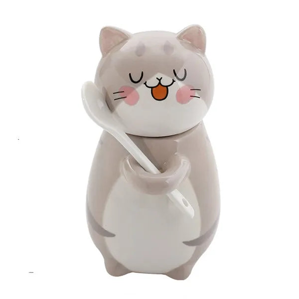 Caneca Gatinho de Cerâmica