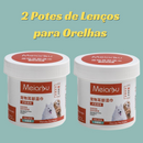 Lenços para limpeza de lágrimas ácidas e orelhas - PetCare Wipes®