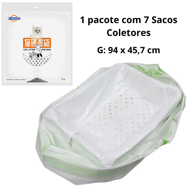 Sacos Coletores Reutilizáveis para Caixas de Areia
