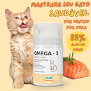 Suplemento Ômega-3 - Óleo de Peixe Cremoso para Gatos - OmeCat3