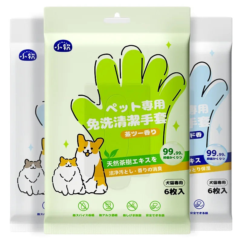 Luva Umedecida Antibacteriana para Pets
