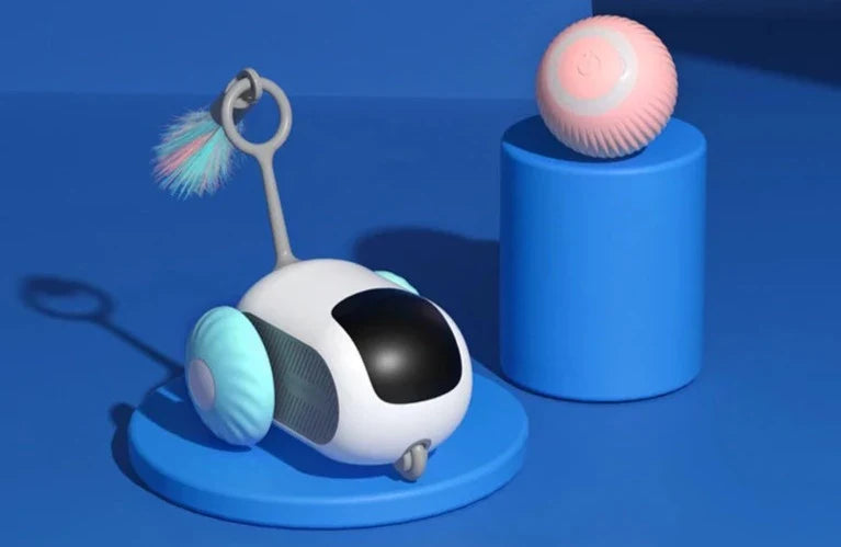 Brinquedo Robozinho com Controle Remoto para Gatos