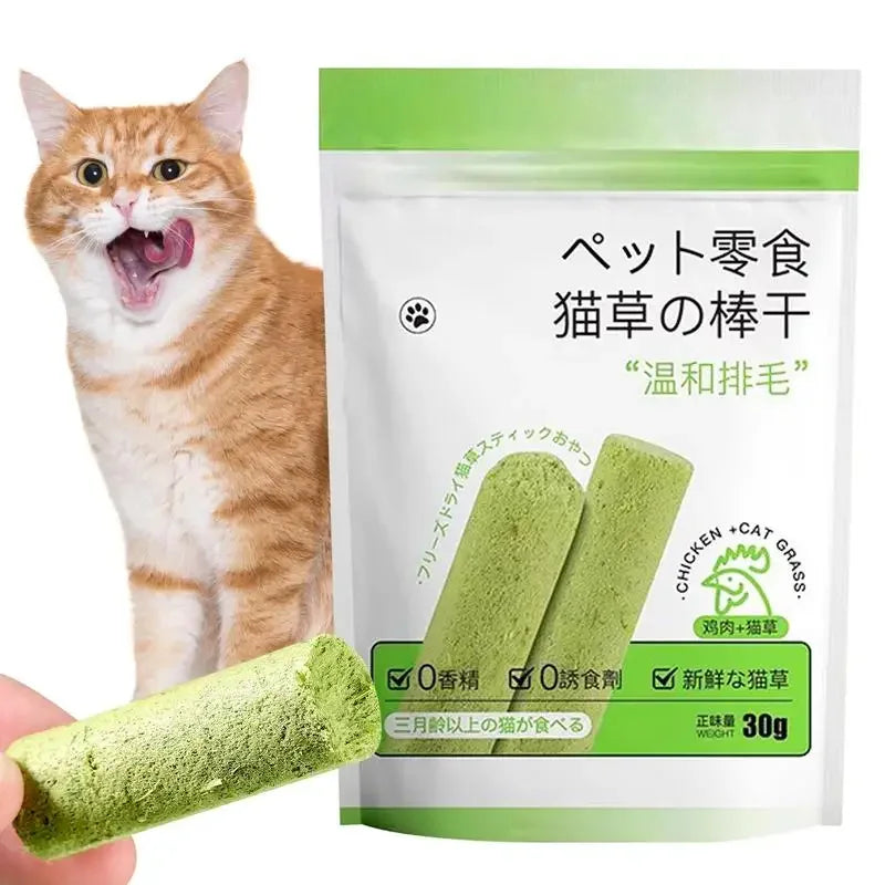 Bastões de Grama Comestíveis para Gatos