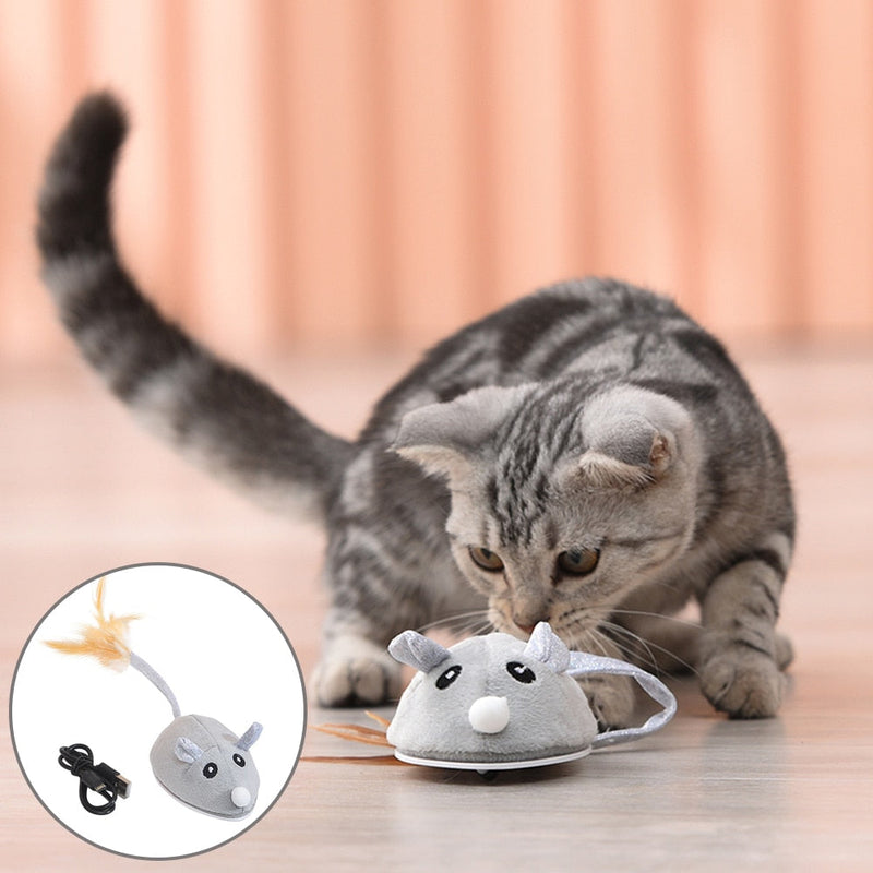 Brinquedo Ratinho Eletrônico para Gatos