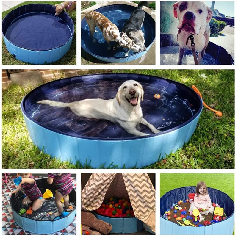 Piscina Dobrável Para Cães