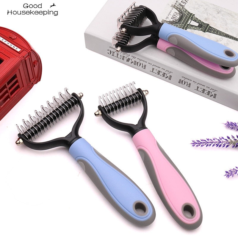 Escova Rasqueadeira SmoothGroom™ - Para Cães e Gatos