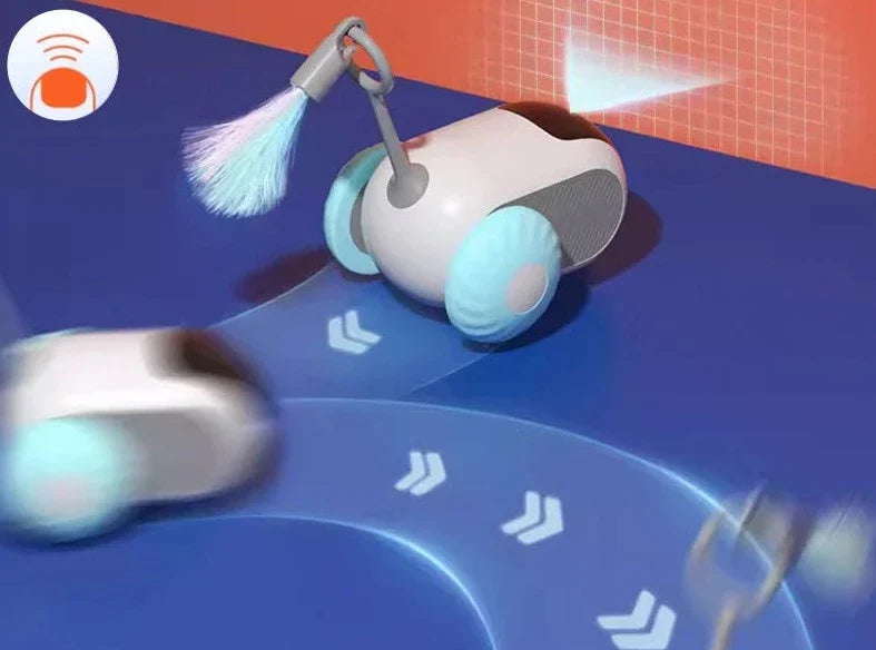 Brinquedo Robozinho com Controle Remoto para Gatos
