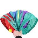 Arco-Íris Felino - Túnel de Diversão Dobrável para Gatos