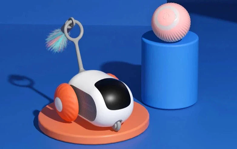 Brinquedo Robozinho com Controle Remoto para Gatos