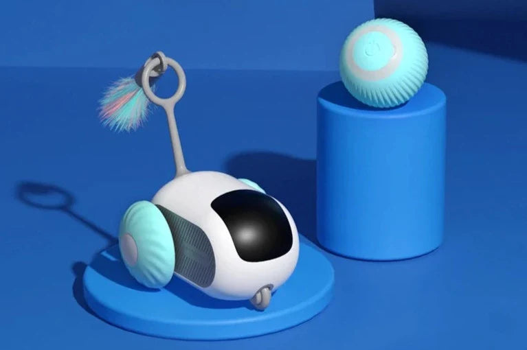 Brinquedo Robozinho com Controle Remoto para Gatos