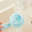 Escova de Banho com Dispenser para Shampoo