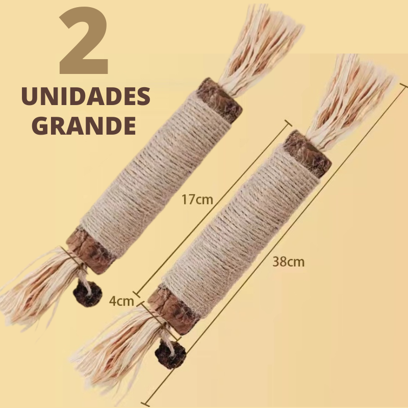 Bastão Mordedor Natural para Gatos